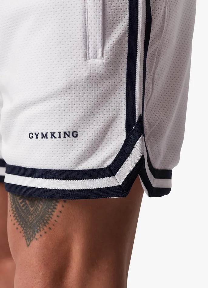 Gym King Twin Sets Men Higher State Short 8211 White