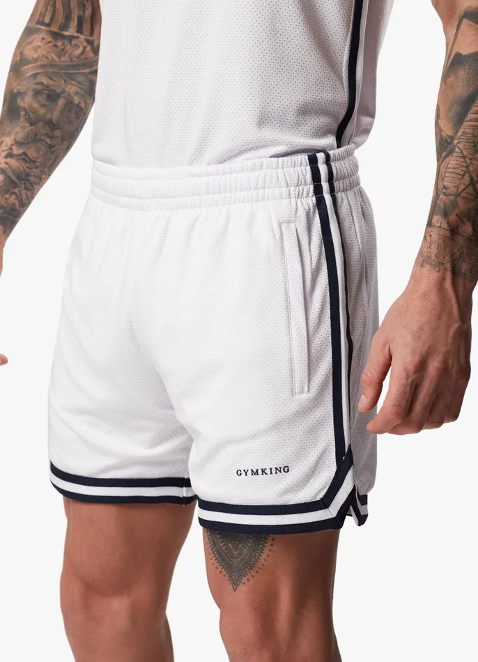 Gym King Twin Sets Men Higher State Short 8211 White
