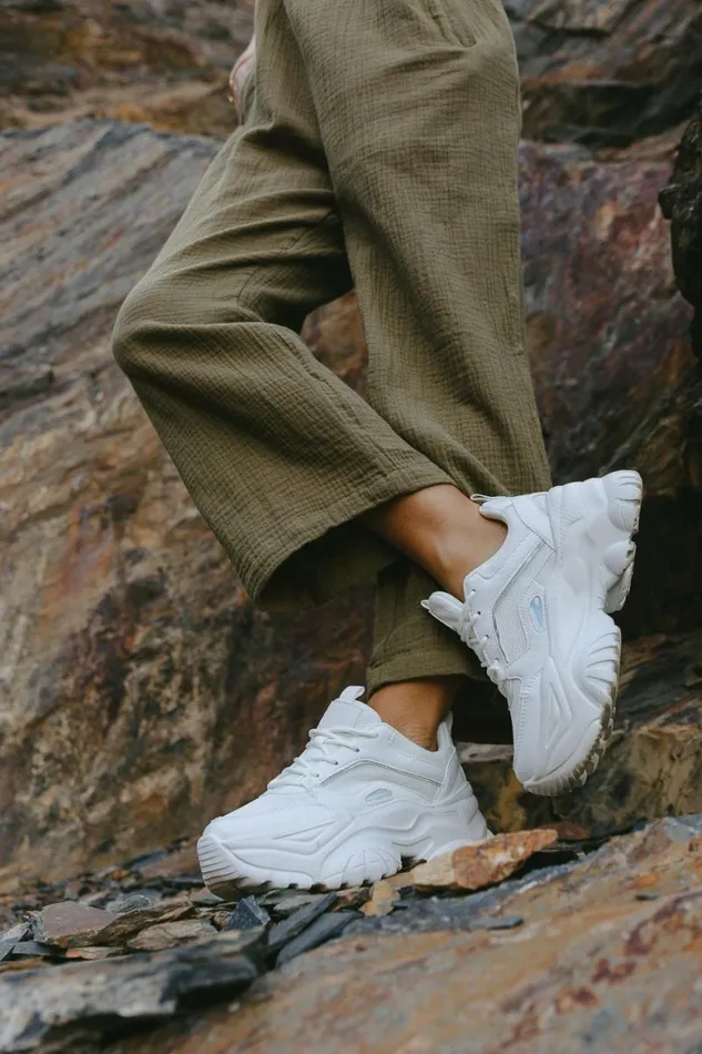 Hanna Platform Sneakers White Women Bohme Shoes