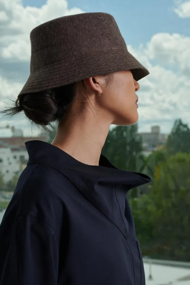 Hats Women Soeur VALERIO HAT Mottled Brown