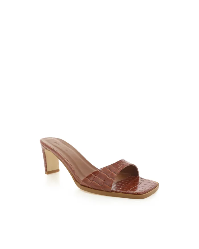 Heels Billini Block Heels KARVAN DARK TAN CROC