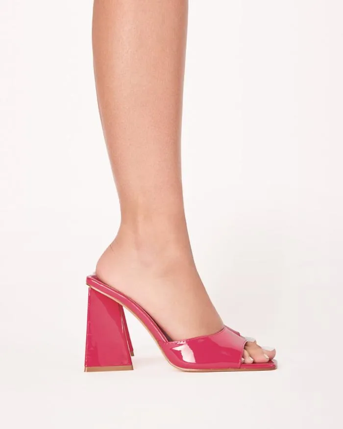 Heels Billini Block Heels QUINN WILD BERRY PATENT