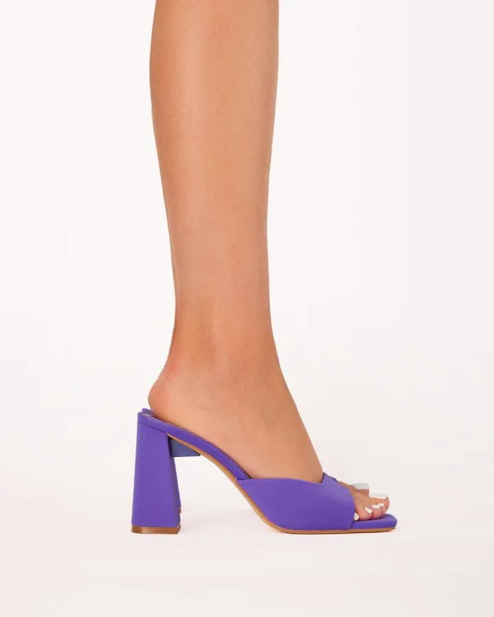 Heels Billini Block Heels WESTLEY VIOLET NEOPRENE
