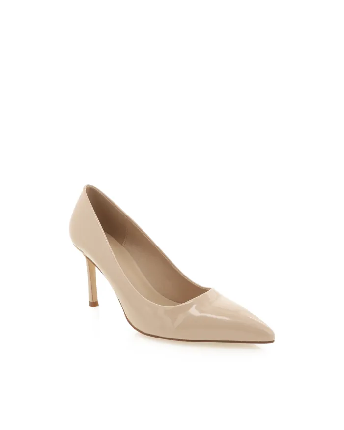 Heels Billini Stiletto Heels QUINA NUDE PATENT