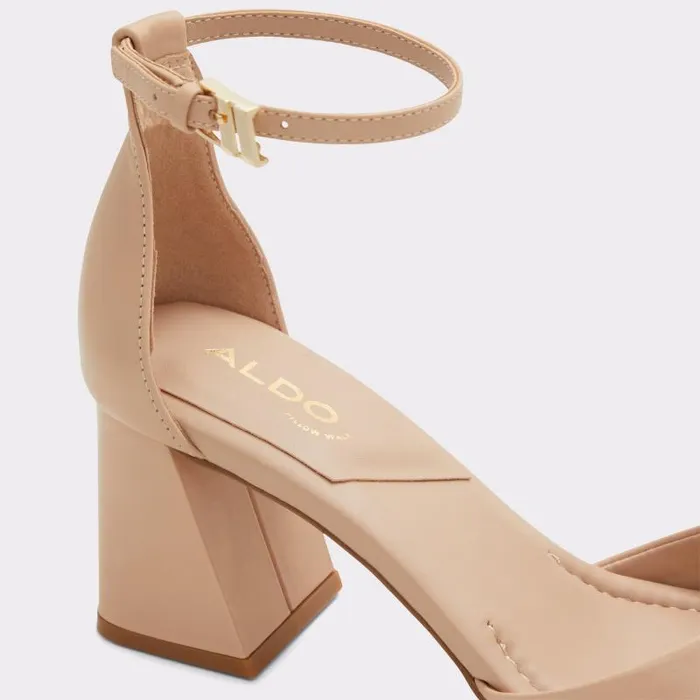 Heels Women ALDO Safdie Ankle Strap Heeled Sandal 8211 Block Heel
