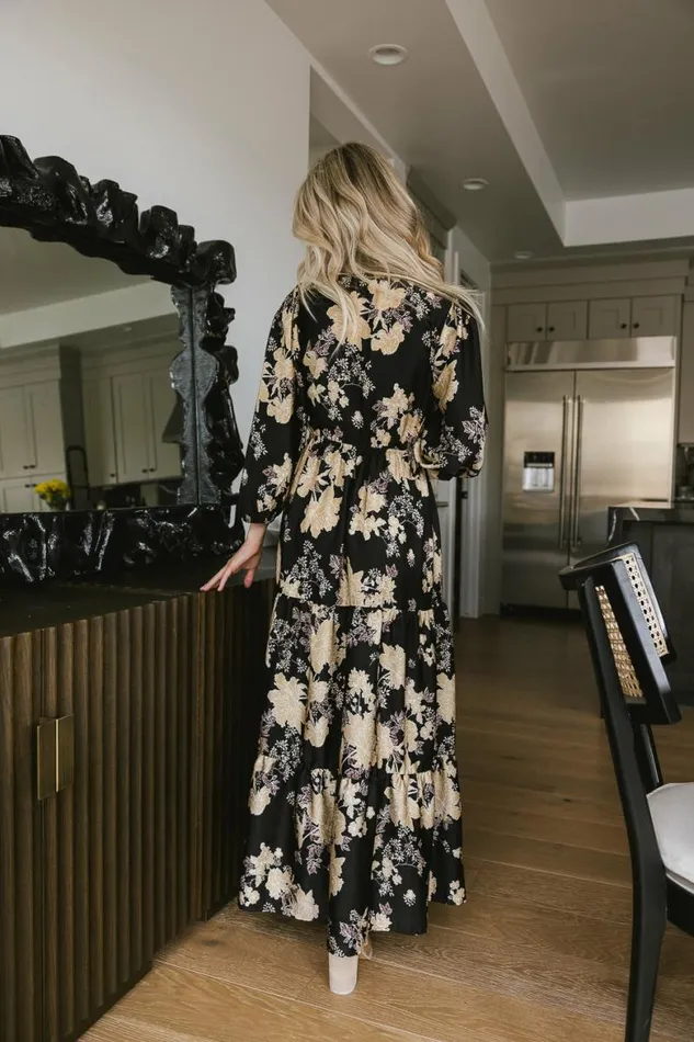Heidi Maxi Dress In Black Black Women Bohme Dresses