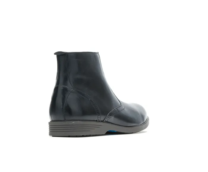 Hush Puppies Boots Men Shepsky Zip Boot Black Leather Hush Puppies Boots Men Shepsky Zip Boot Black Leather