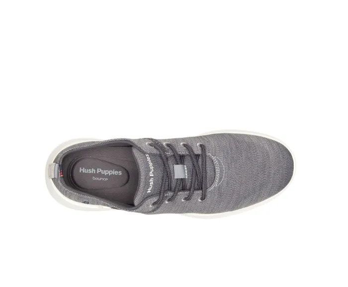 Hush Puppies Cooper Lace Up Grey Heathered Men Sneakers