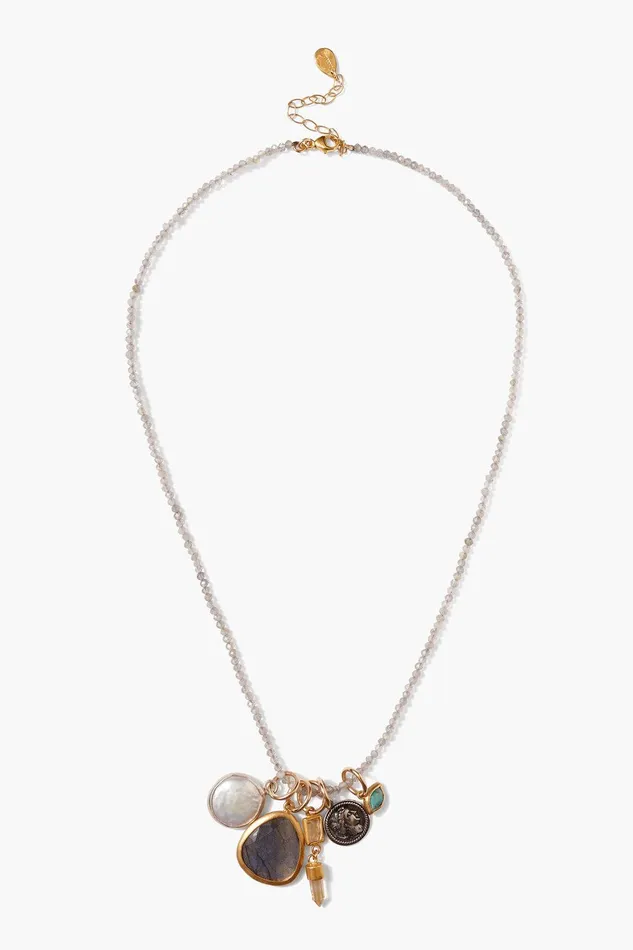 Hypatia Charm Necklace Labradorite Mix Women Chan Luu Necklaces