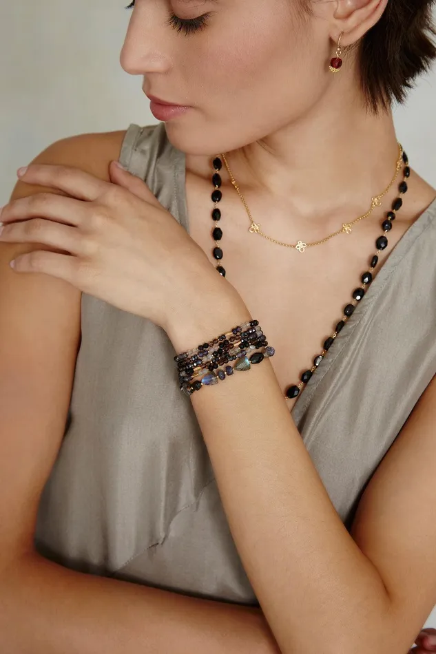 Indio Naked Wrap Bracelet Black Mix Women Chan Luu Bracelets