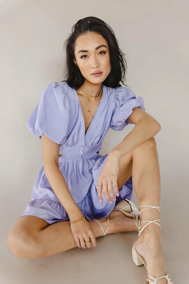 Izabella Mini Dress 8211 FINAL SALE Lavender Women Bohme Dresses
