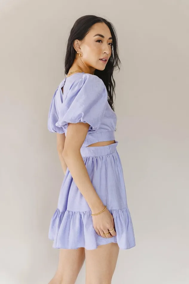 Izabella Mini Dress 8211 FINAL SALE Lavender Women Bohme Dresses