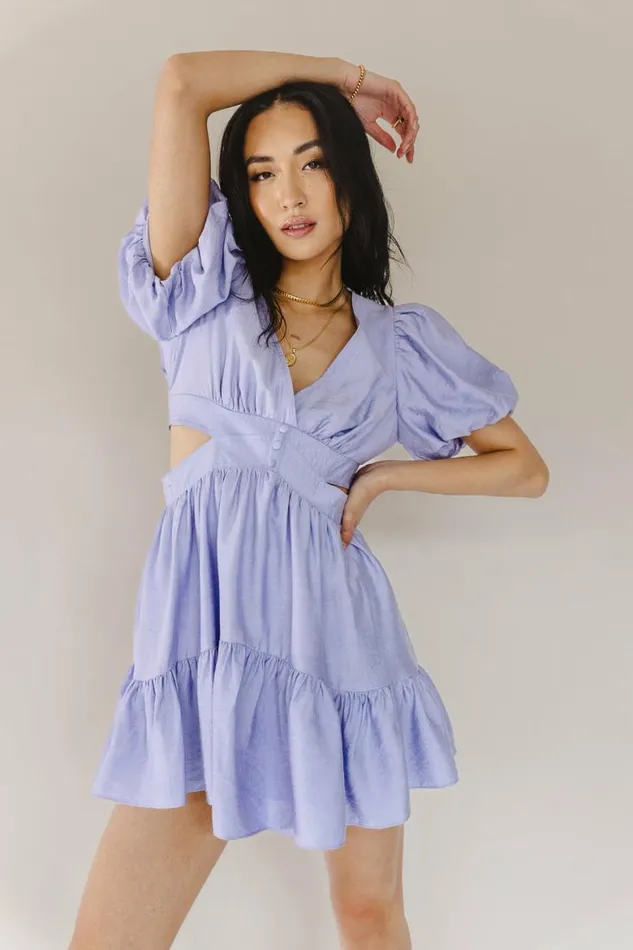 Izabella Mini Dress 8211 FINAL SALE Lavender Women Bohme Dresses