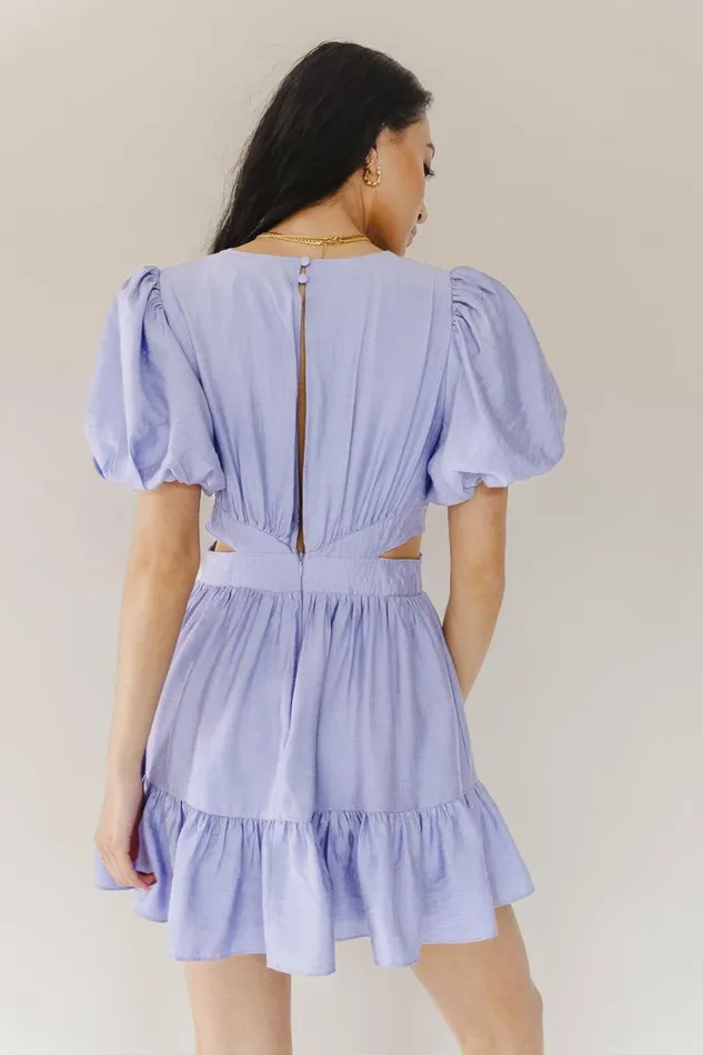 Izabella Mini Dress 8211 FINAL SALE Lavender Women Bohme Dresses