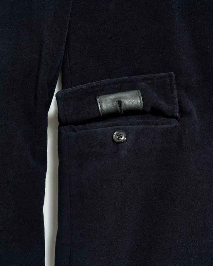 Jackets and Outerwear Men Billy Reid Lancaster Coat Carbon Blue