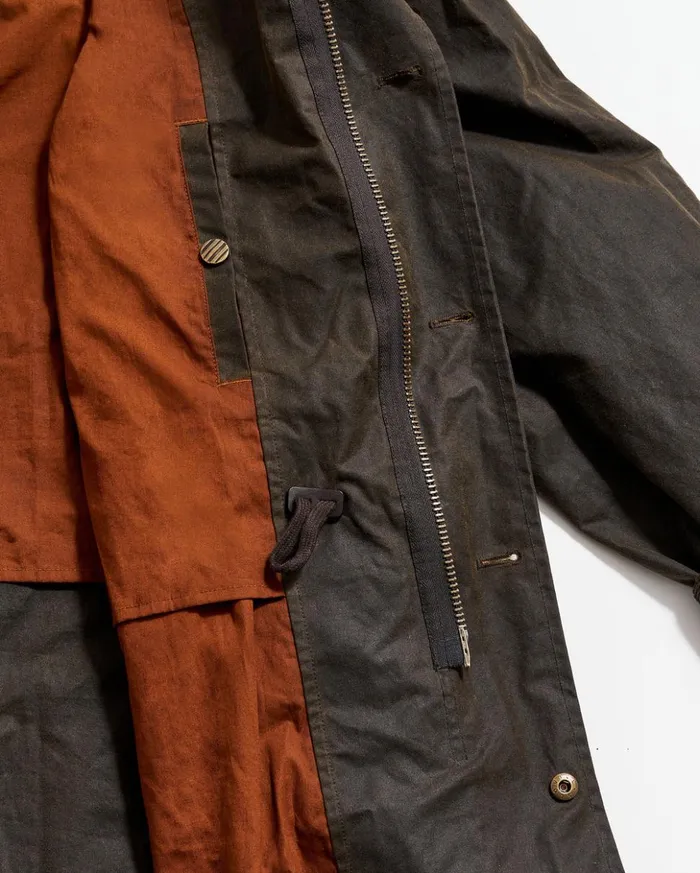 Jackets and Outerwear Men Billy Reid Rain Parka Olive