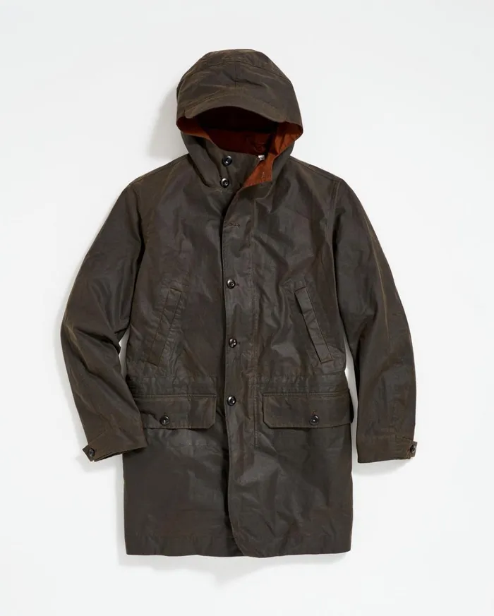 Jackets and Outerwear Men Billy Reid Rain Parka Olive