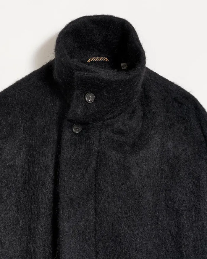 Jackets and Outerwear Women Billy Reid Funnel Neck Coat Black