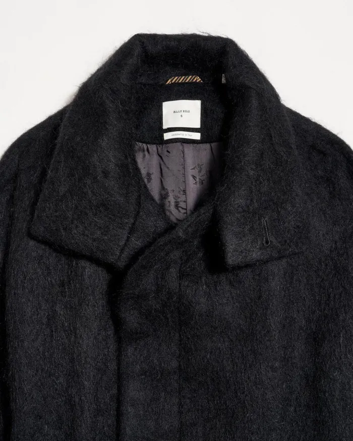 Jackets and Outerwear Women Billy Reid Funnel Neck Coat Black