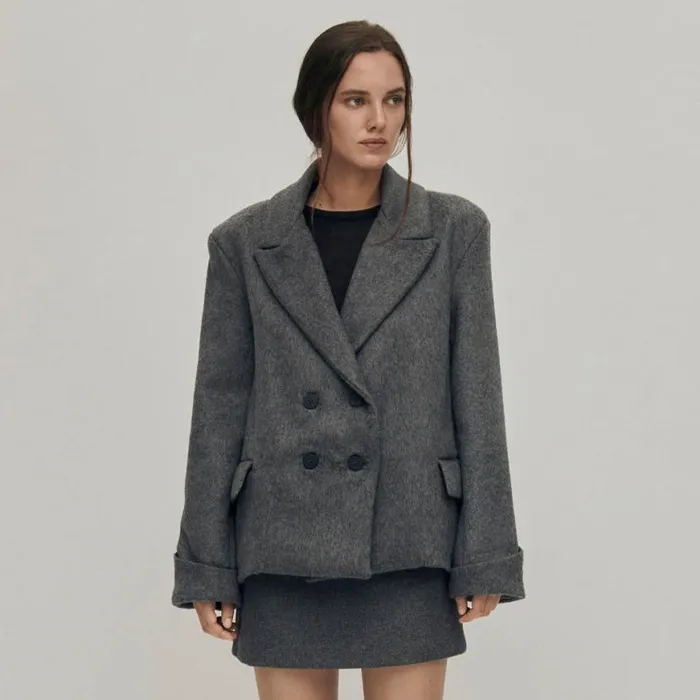Jackets Coats Women ALOHAS Mei Grey Coat