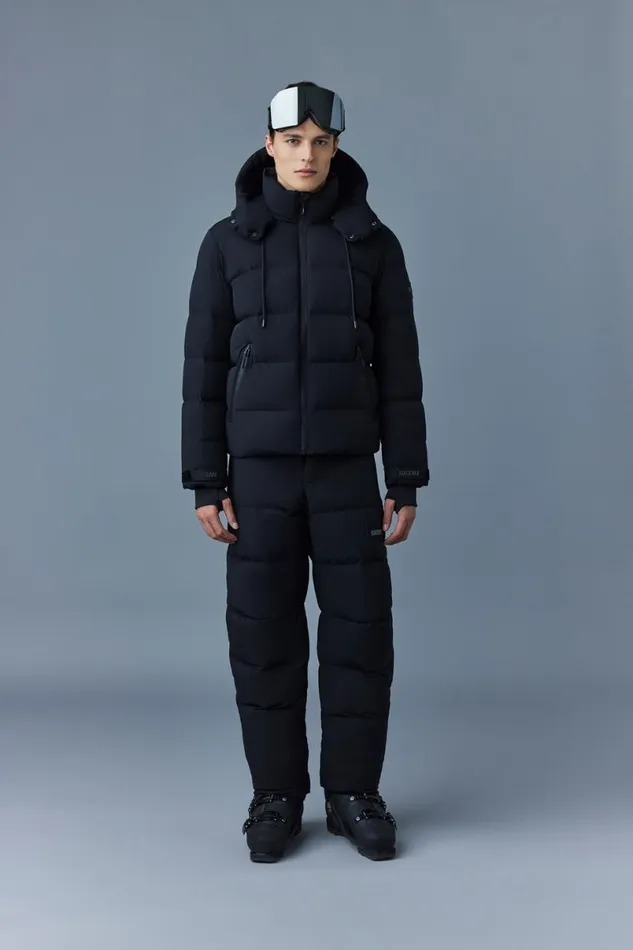 Jackets Men Mackage SAMUELSKI Medium Down Jacket With Hood Black