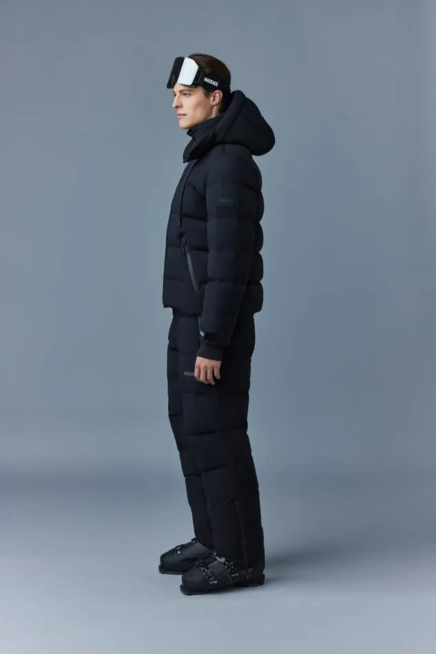 Jackets Men Mackage SAMUELSKI Medium Down Jacket With Hood Black