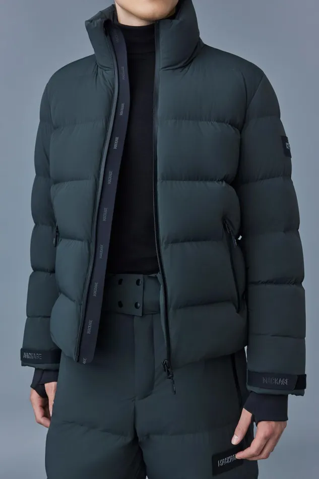 Jackets Men Mackage SAMUELSKI Medium Down Jacket With Hood Black
