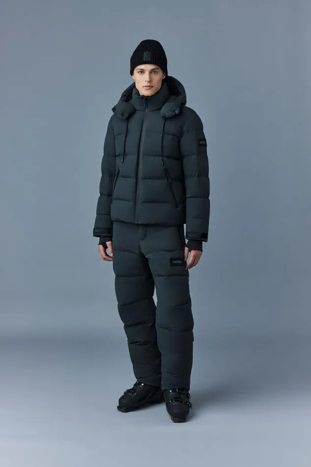 Jackets Men Mackage SAMUELSKI Medium Down Jacket With Hood Black