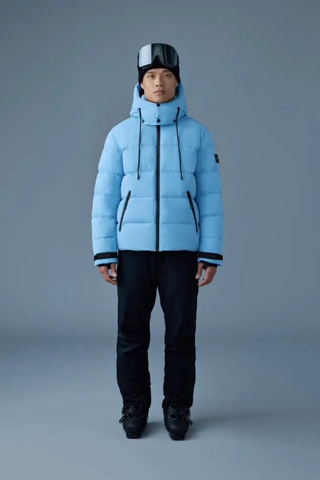 Jackets Men Mackage SAMUELSKI Medium Down Jacket With Hood Black