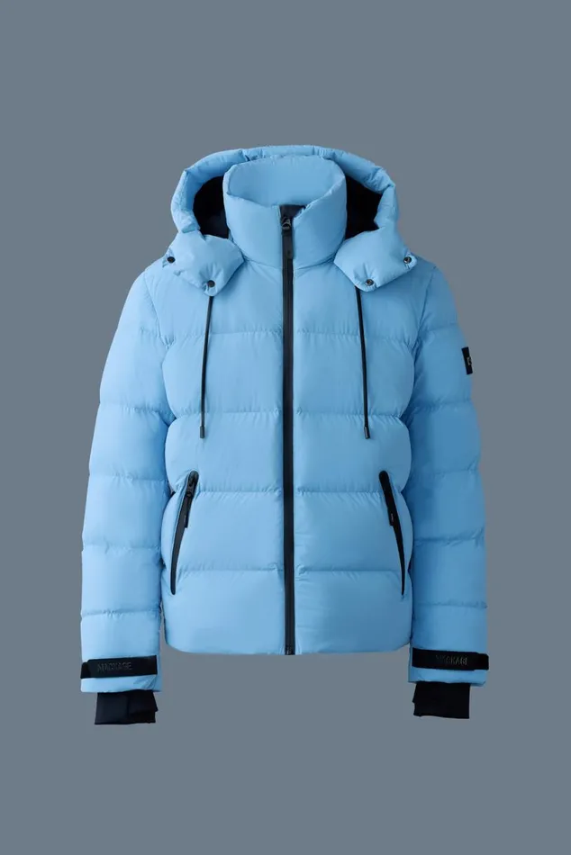 Jackets Men Mackage SAMUELSKI Medium Down Jacket With Hood Black