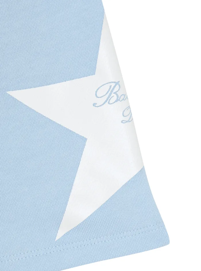 Jersey Signature Star Shorts Blue Kids Balmain