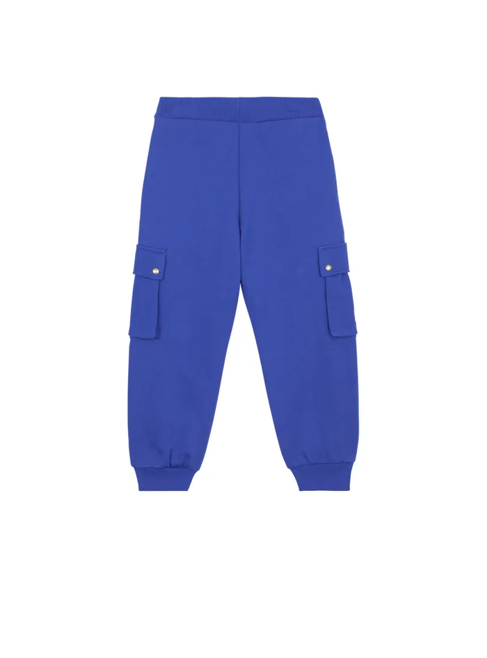 Joggers With Paris Logo Blue Kids Balmain