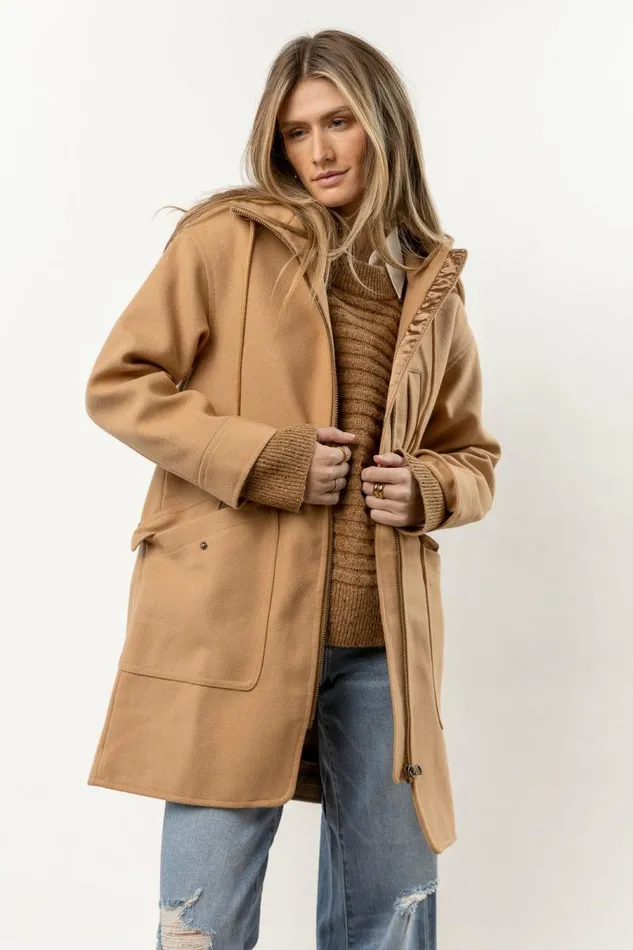 Jolana Jacket In Tan Tan Women Bohme Outerwear
