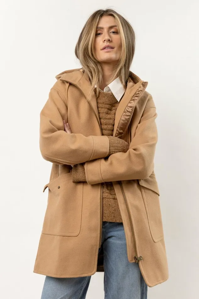 Jolana Jacket In Tan Tan Women Bohme Outerwear