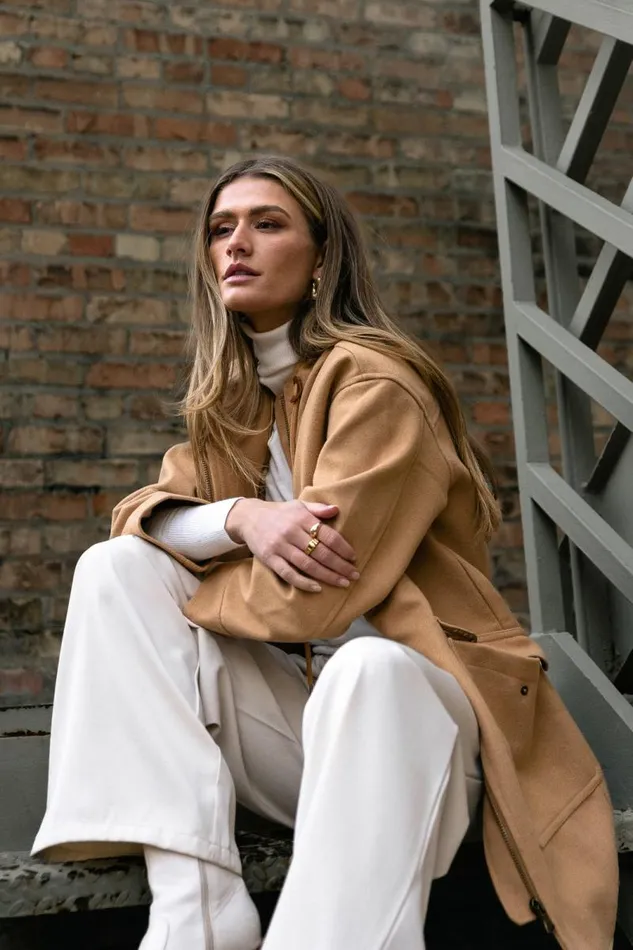 Jolana Jacket In Tan Tan Women Bohme Outerwear