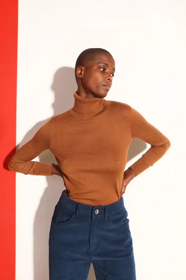 Joshua Knit Walnut Womens LF Markey Tops