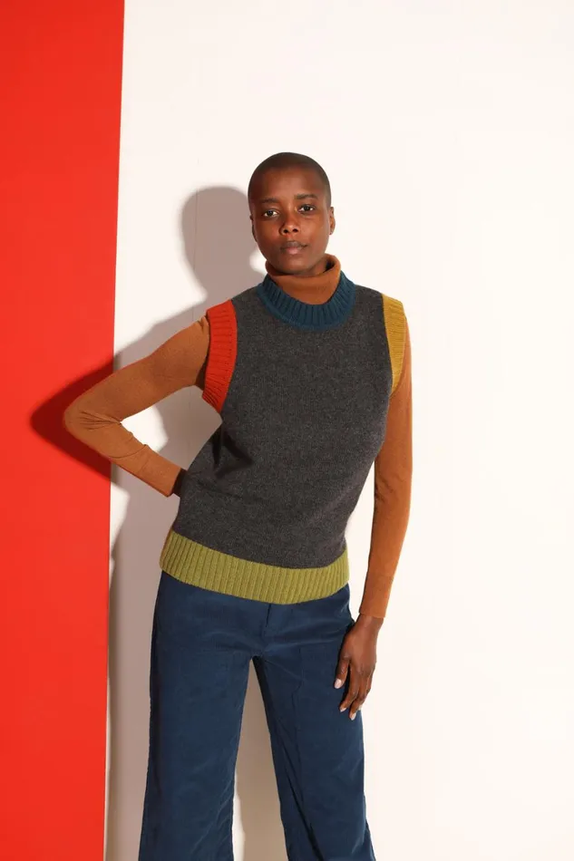 Joshua Knit Walnut Womens LF Markey Tops