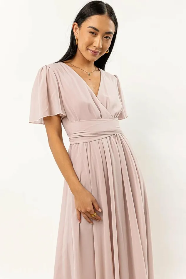 Josie Maxi Dress In Mauve 8211 FINAL SALE Mauve Women Bohme Dresses