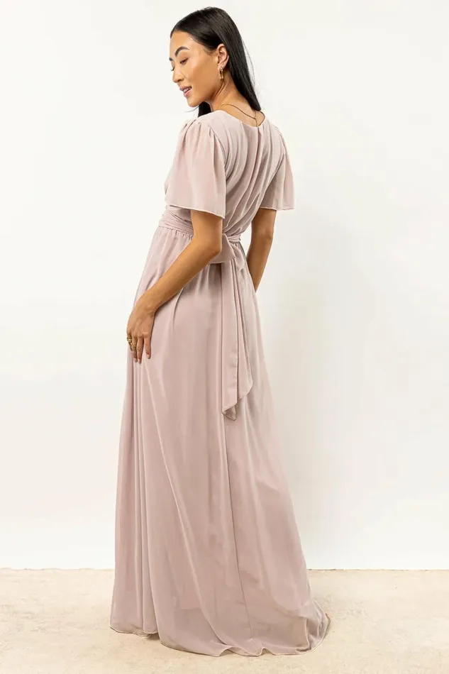 Josie Maxi Dress In Mauve 8211 FINAL SALE Mauve Women Bohme Dresses