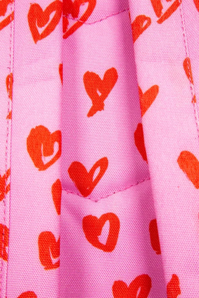 Just Hype Backpacks Hype Girls Iconic Scribble Hearts Pink Backpack
