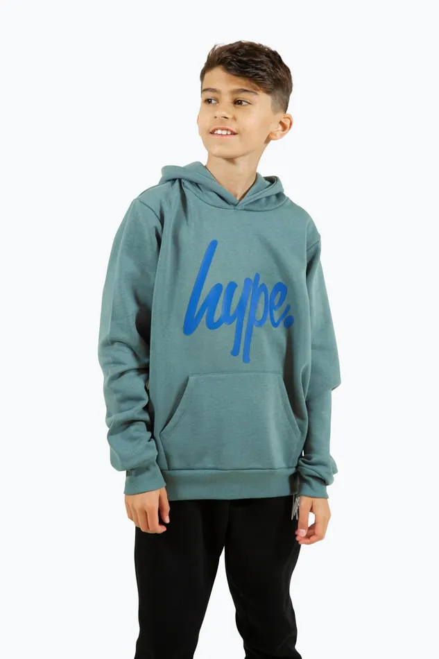 Just Hype Hoodies and Sweatshirts Hype Boys Grey Script Hoodie