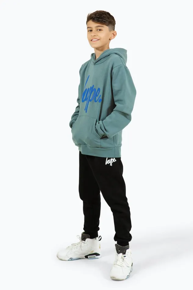 Just Hype Hoodies and Sweatshirts Hype Boys Grey Script Hoodie