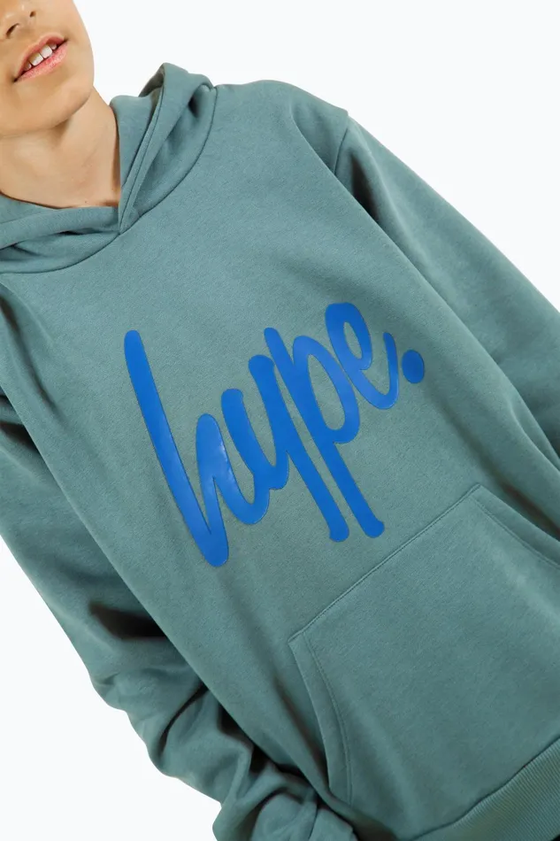 Just Hype Hoodies and Sweatshirts Hype Boys Grey Script Hoodie