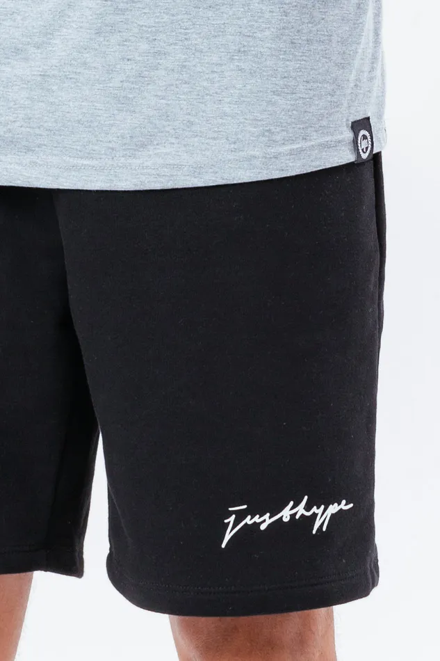 Just Hype Swimwear and Shorts Hype Black Scribble Men039S Shorts