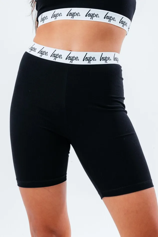 Just Hype Swimwear and Shorts Hype Girls Black Core Cycling Shorts