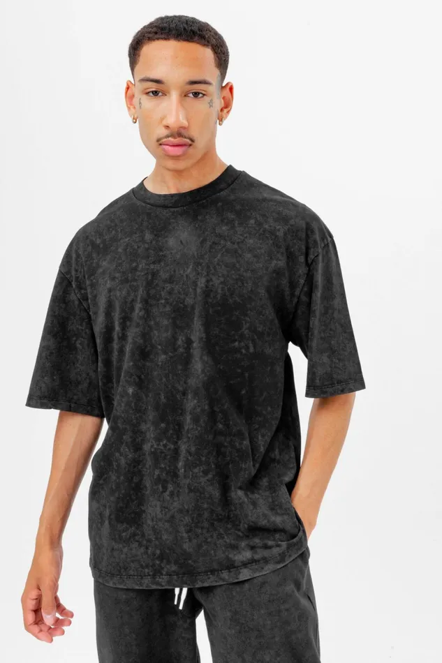 Just Hype TShirts Continu8 Black Oversized Back Print TShirt Just Hype TShirts Continu8 Black Oversized Back Print TShirt