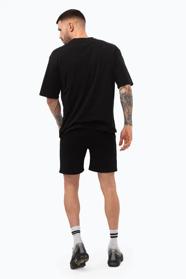 Just Hype TShirts Justhype Mens Black College Outline TShirt