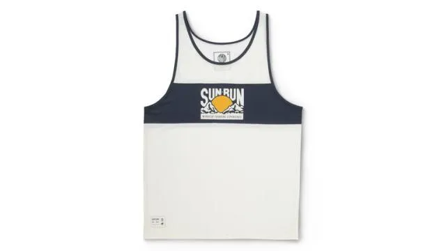 Karhu SUN RUN SINGLET 8211 OFF WHITEESTATE BLUE Women Running Apparel