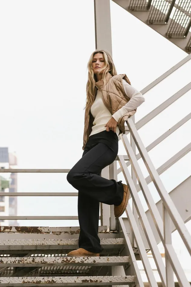 Keegan Active Leggings In Black Black Women Bohme Pants