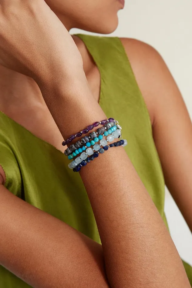 Keyes Naked Wrap Bracelet Purple Mix Women Chan Luu Bracelets